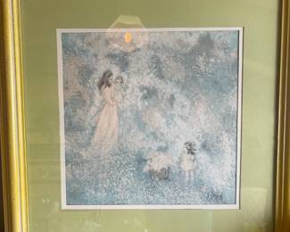 Framed & Matted Meadow Print by M. Storm