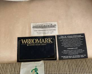 Woodmark Grey Upholstered Rocking Chair