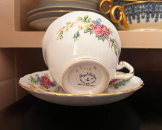 Royal Chelsea Pink Rose Tea Cup & Saucer