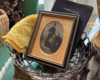 Circa 1800s Ambrotype Family Photo