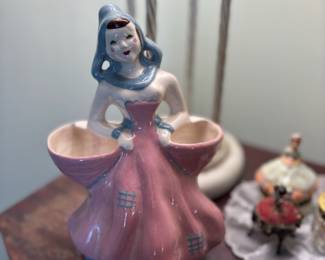 Kim Ward Hollywood California Girl with Baskets Figurine