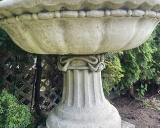 Concrete Bird Bath