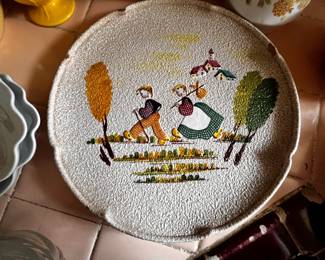 Italian Art Pottery Signed Plate CE. AS Albisola