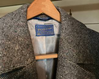 Pendleton Wool Tweed Men's Coat – Size 42