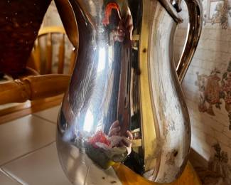 Camille International Silver Company Silver Plate Pitcher