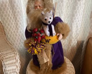 Washington Huskies Themed Santa Claus