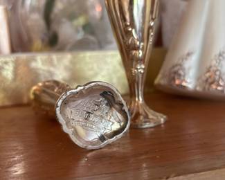 Stanhome Silverplate Salt & Pepper Shakers