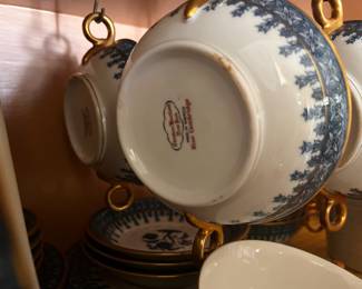 Theodore Haviland Cambridge Blue Dish Set