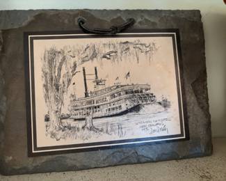 Framed Print "1976 New Orleans Steamer Natchez" by Don Davey
