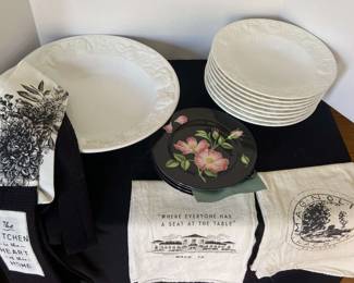 Tiffany, Wildflower Plates, Magnolia Tea Towels, And Pasta Serving Set From Italy
