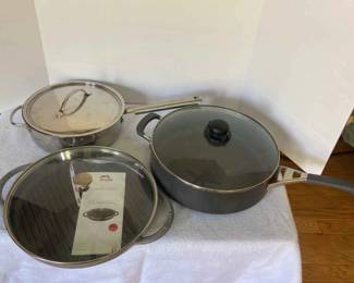 Staub Steam Grill ,Cuisinart Skillet And More