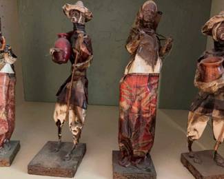 Four PapierMch Figures