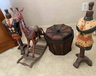 Unique Sculpted Wood Decor