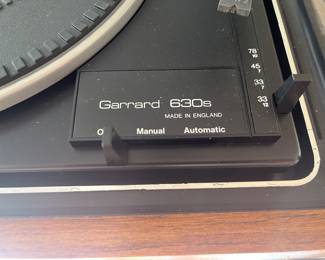 Garrard 630s record player