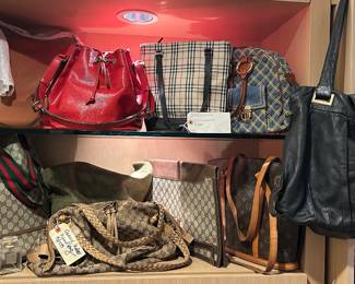 Heather from Le Meilleur Luxury (independent from the estate sale) will also be on-site with her collection of designer handbags and jewelry. Hermes, Tiffany, Chanel, Gucci, Celine, and more