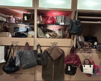 Heather from Le Meilleur Luxury (independent from the estate sale) will also be on-site with her collection of designer handbags and jewelry. Hermes, Tiffany, Chanel, Gucci, Celine, and more