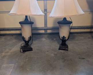 Two lamps w/shades - $40