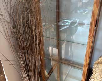 Oak & Glass 3 Tier Display Case