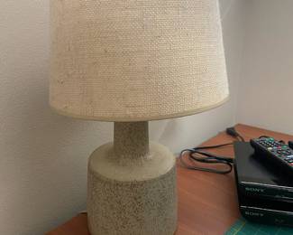 Mid Century Style Stoneware Table Lamp