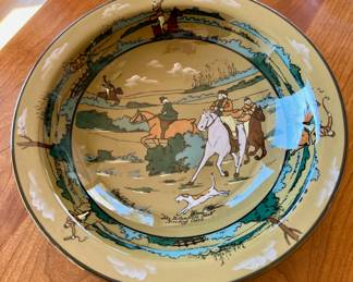 Deldare Ware Buffalo Art Pottery Bowl