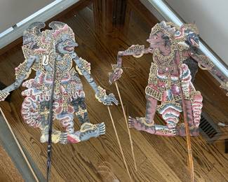 Indonesian Style Shadow Puppets