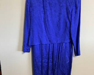 Circa 1980s Blue Dress