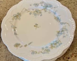 Haviland & Co. Blue Floral Dinnerware Set
