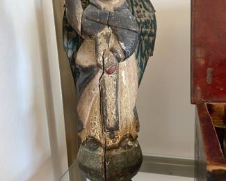 Carved Wooden Statue of Saint Vincent Ferrer