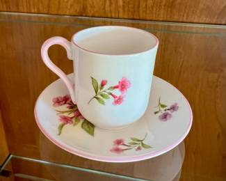Shelley Pink Floral Mini Tea Cup & Saucer