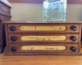 Three Drawer Spool Cabinet