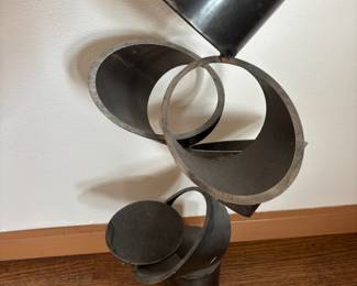Brutalist Metal Art Sculpture - By John Richen