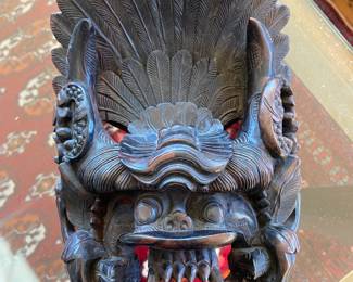 Bali Barong Style Carved Mask