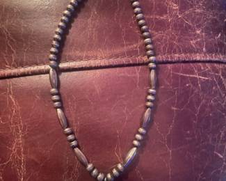 Vintage 925 (Silver) and Turquoise Squash Blossom 
