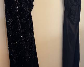 Lots of formal dresses