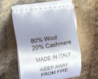 Il Maestro Italiano Wool & Cashmere Throw