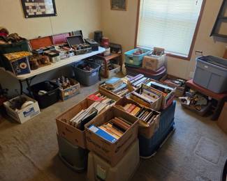 8-Tracks, Books, Glass, Misc 