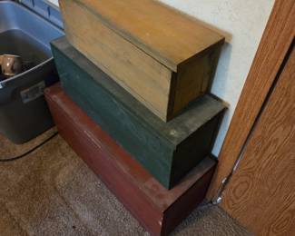 Wooden boxes