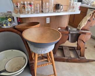 Wooden bowls, 