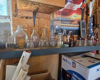 Milk bottles