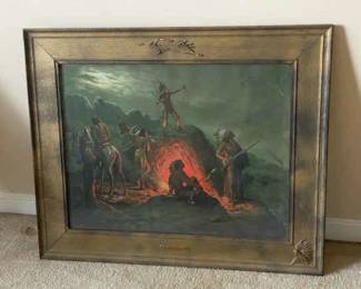 210 Flaming Arrow Print