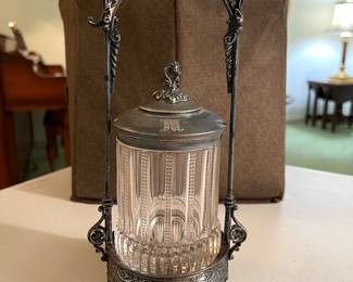 Antique Pickle Caster Jar