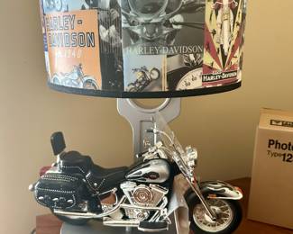 Harley-Davidson lamp 