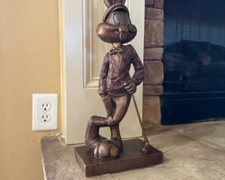 Bugs Bunny Golf Statue 