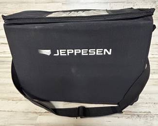 Jeppesen Black Soft-Sided Cooler Bag with Strap