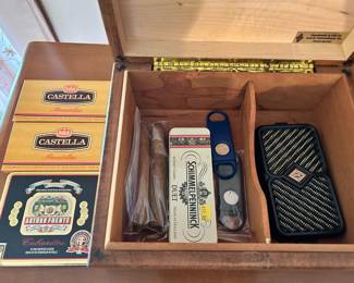 Humidor and cigars