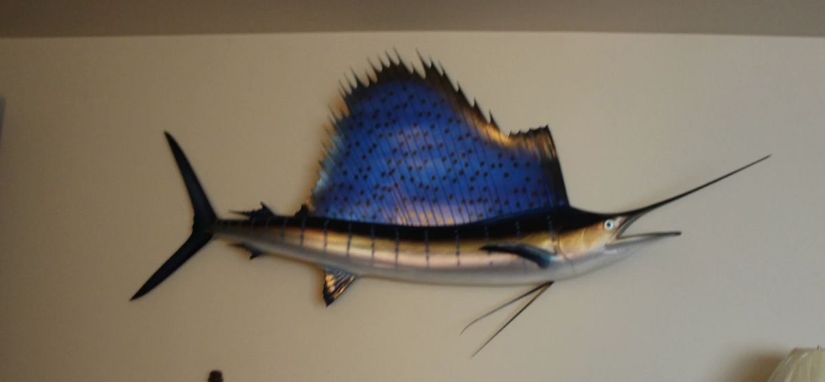 Mounted Swordfish, very nicely done