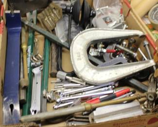 C Clamps, Tire Guages, Crow Bar