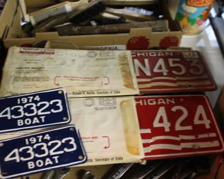 Mi Boat Plates and Flag Plates