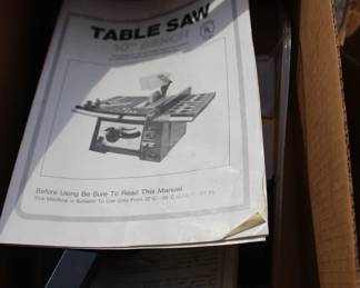 Table Saw Booklet
