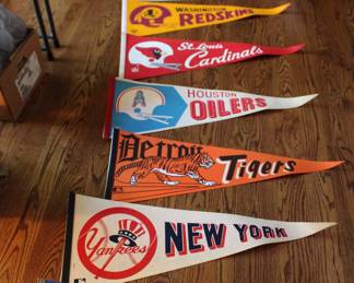 Pendants, Rams, Redskins, Oilers, Detroit Tigers, NY, Lions